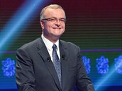 Miroslav Kalousek byl ve volební debat samý úsmv.