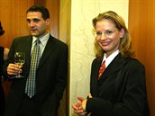 Pavla Charvátová a Pavel Zuna v roce 2003