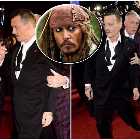 Johnny Depp se ped premirou asi pkn posilnil.