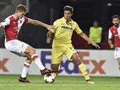 Tomá Necid dostal proti Villarrealu v útoku Slavie pednost ped Milanem...