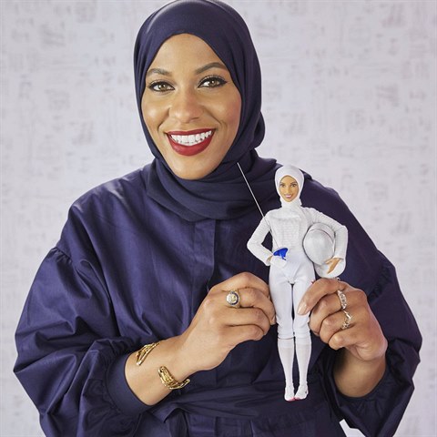 Panenka se inspirovala olympijskou sportovkyn Ibtihaj Muhammadovou.