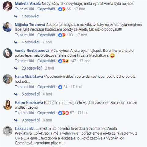 Divci maj jasno. Vyhrt 11. dl mla Aneta Krejkov.