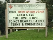 Adam a Eva jsou první lidé, kteí neetli veobecné obchodní podmínky pro Apple.