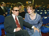 Sára Saudková a Jan Saudek v roce 2005