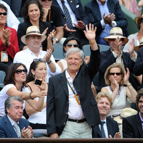 Jan Kode jako estn host na paskm Roland Garros.