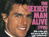 Tom Cruise byl v roce 1990 magazínem People prohláen za nejvíce sexy ijícího...