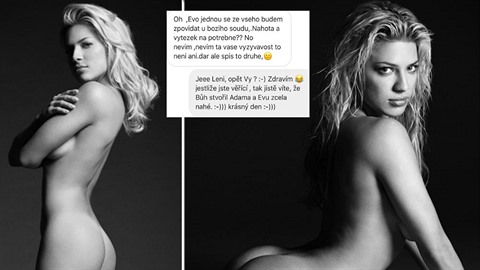 Eva Perkausová elí kritice kvli nahým fotkám v asopise Playboy.