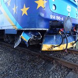 V Hnojnku se srazilo auto znaky Ford Fusion s osobnm vlakem. Nehoda se...