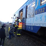 V Hnojnku se srazilo auto znaky Ford Fusion s osobnm vlakem. Nehoda se...