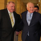 Vclav Klaus a Vladimr Meiar vystoupili v naprost vzjemn shod.