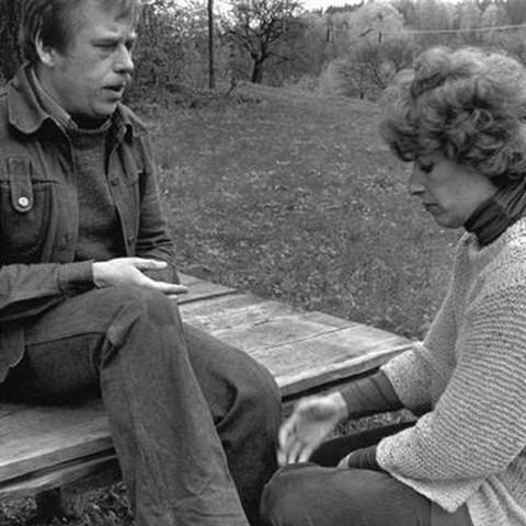 Vaclav a Olga v roce 1978, o pár měsíců později byl zatčen v bytě u své milenky...