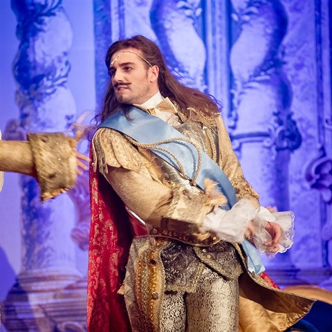 Jan Kopen jako krl Ludvka XIV.