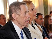 Zde Václav Havel jen krátce ped smrtí v roce 2011.