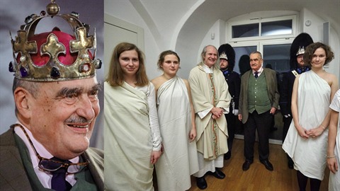 Karel Schwarzenberg oslavil osmdesátku a byl koronován za krále pravdy a lásky.