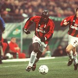 George Weah se prosadil zejmna v dresu AC Miln