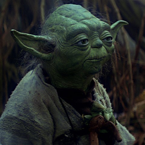 Yoda zemel po vcviku Luka.