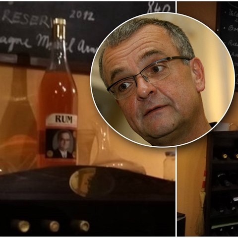 Miroslav Kalousek má v jedné pražské restauraci svůj vlastní rum.