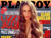 Lizzy Jagger na titulní stránce asopisu Playboy.