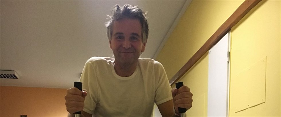 U snímk jsou autentické popisky Evy ereákové: Martinovi první kroky, kdy...
