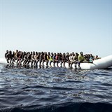 Migranti na cestě do Evropy.  (Ilustrační foto)
