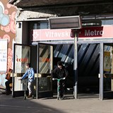 Metro Vltavská.