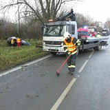 Na operan stedisko hasi Olomouckho kraje byla nahlena dopravn nehoda u...