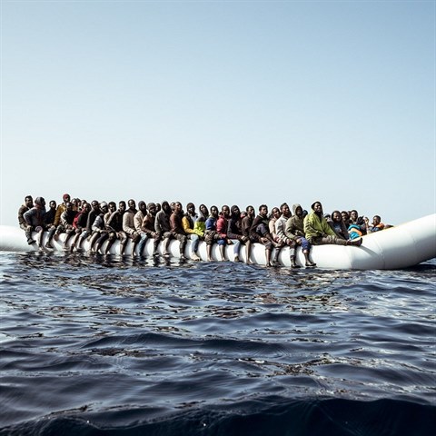 Migranti na cest do Evropy.  (Ilustran foto)