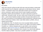 Rektor Mikulá Bek oznámil rozvod s manelkou.