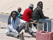 Migranti touící po azylu.
