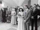 Ivana a Pavel v den svatby.