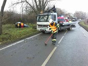 Na operaní stedisko hasi Olomouckého kraje byla nahláena dopravní nehoda u...