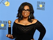 Moderátorka Oprah Winfrey zaujala hlavn emotivním projevem.