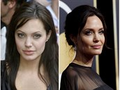 Angelina Jolie jako havá draice a na pedávání glób.