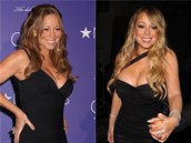 Zpvaka Mariah Carey nabrala pár kilo navíc.