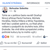 Sobotka se v sobotu veer rozjel.