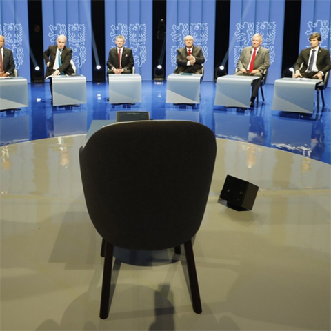 Debata prezidentskch kandidt na T a keslo pro Vclava Moravce