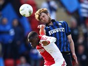 V prvním týmu Interu Milán si zahrál Marek Kysela pípravu proti Ajaxu...