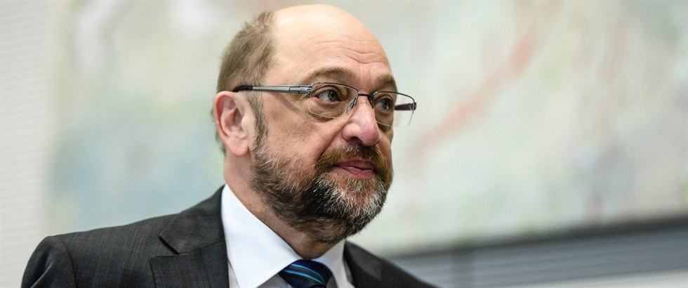 Pedseda nmeckých sociálních demokrat Martin Schulz.