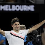 Roger Federer míří v Melbourne za dalším grandslamovým triumfem.