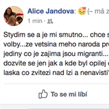 Status Alice Jandov.