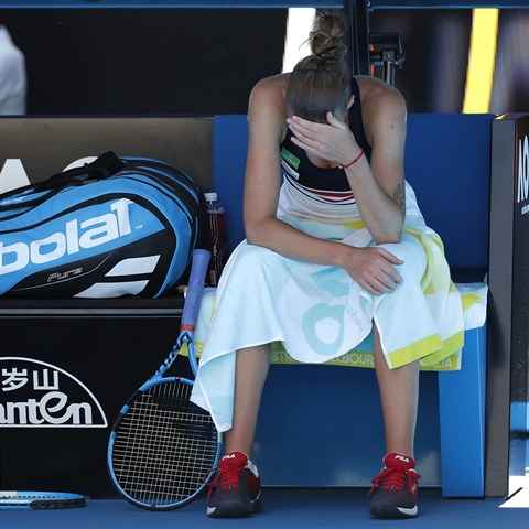 Karoln Plkov nepomohlo k triumfu ve tvrtfinle Australian Open ani veden...