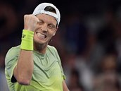 Tomá Berdych je ve tvrtfinále Australian Open u posedmé.