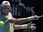 Tomá Berdych se vrací v této sezon k tenisu po dlouhém zranní zad.