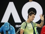 Tomá Berdych se rozlouil s Australian Open.