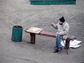 Ukrajinec Jevgen Kotnko deset let fotografoval jednu laviku.