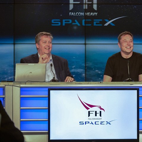 Konference soukrom americk spolenosti SpaceX.