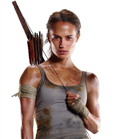 Alicia Vikander v roli nov Lary Croft z filmu Tomb Rider.