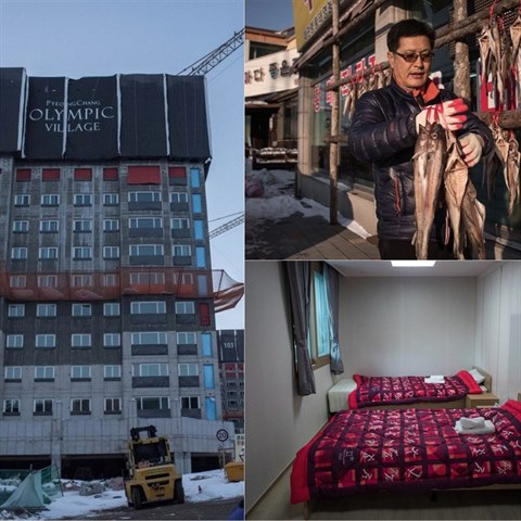 Život v Pchjongčchangu je velmi skromný.