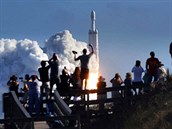 Start rakety Falcon Heavy byla velká událost.