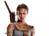 Alicia Vikander v roli nové Lary Croft z filmu Tomb Rider.